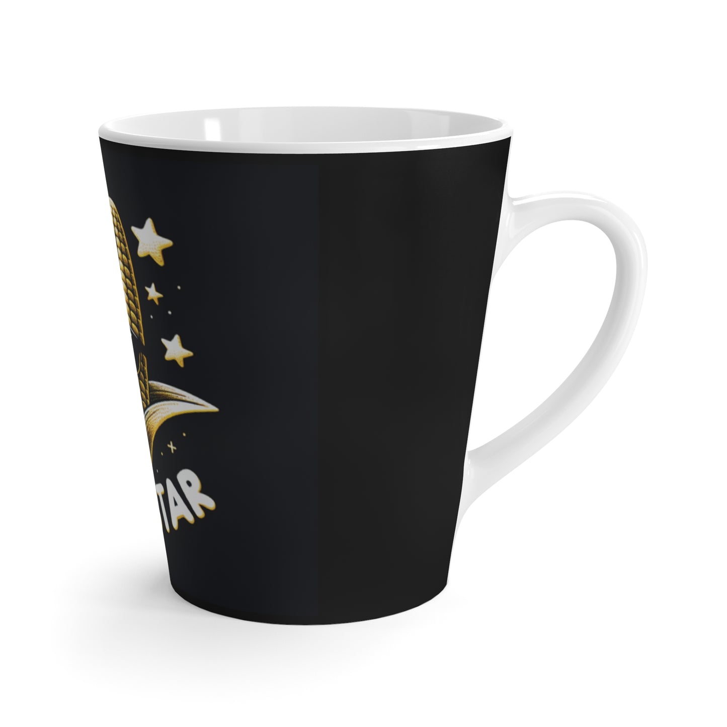 Latte Mug - Fun Coffee Cup for Morning Mood, Ceramic Tea Mug, Cute Hot Beverage Cup, Unique Drinkware, Kitchen Gift Idea