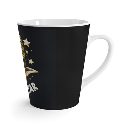 Latte Mug - Fun Coffee Cup for Morning Mood, Ceramic Tea Mug, Cute Hot Beverage Cup, Unique Drinkware, Kitchen Gift Idea