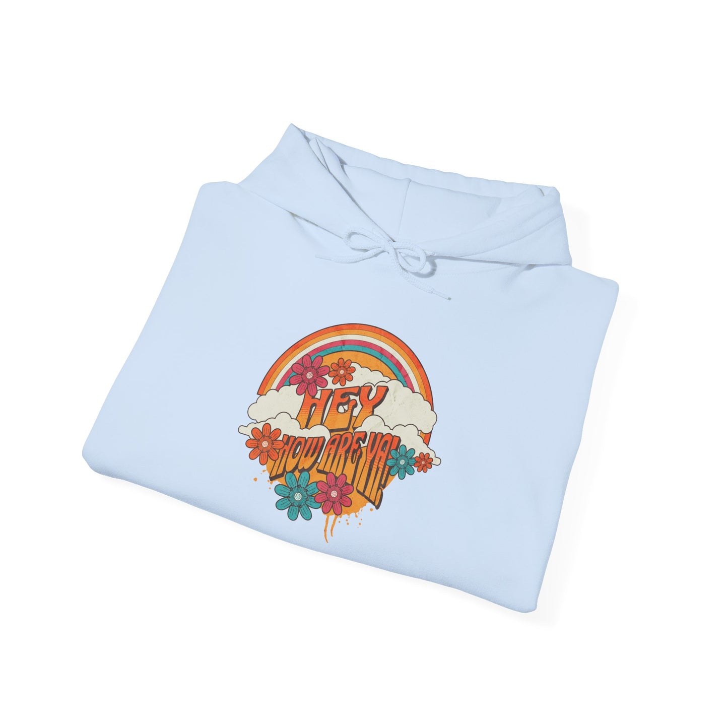 Hey, How Are Ya! Tropical Design, Unisex Hoodie