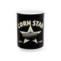Corn Star Ceramic Mug, Fun Coffee Cup for Kitchen Home Decor, Unique Tea Mug