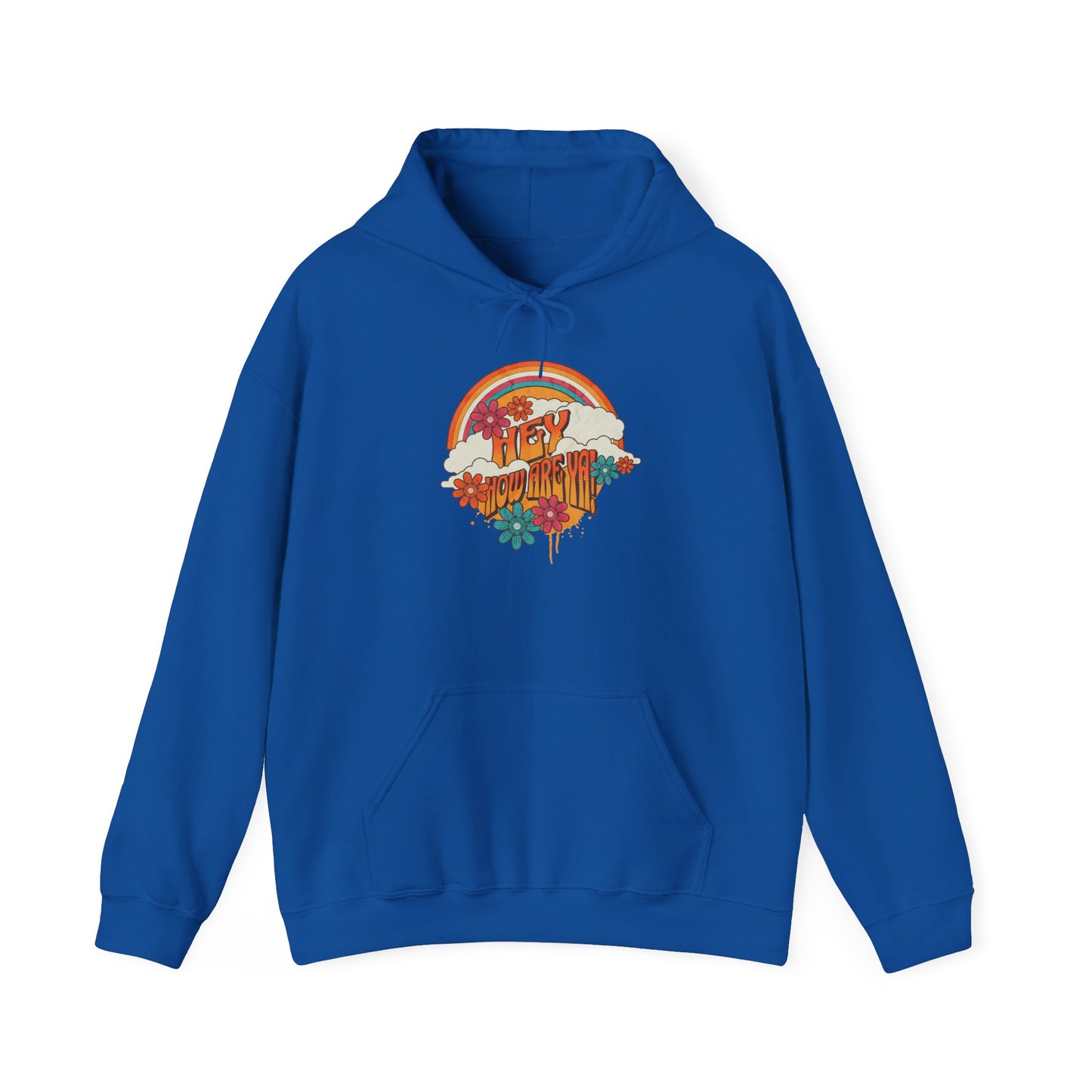 Hey, How Are Ya! Tropical Design, Unisex Hoodie