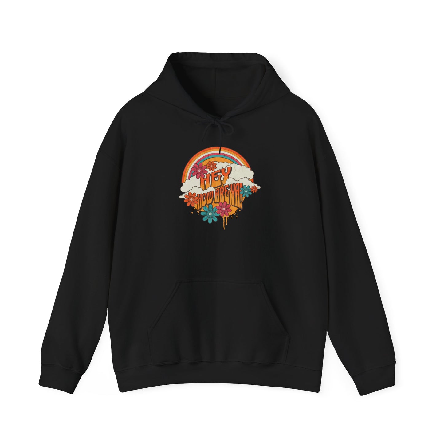 Hey, How Are Ya! Tropical Design, Unisex Hoodie